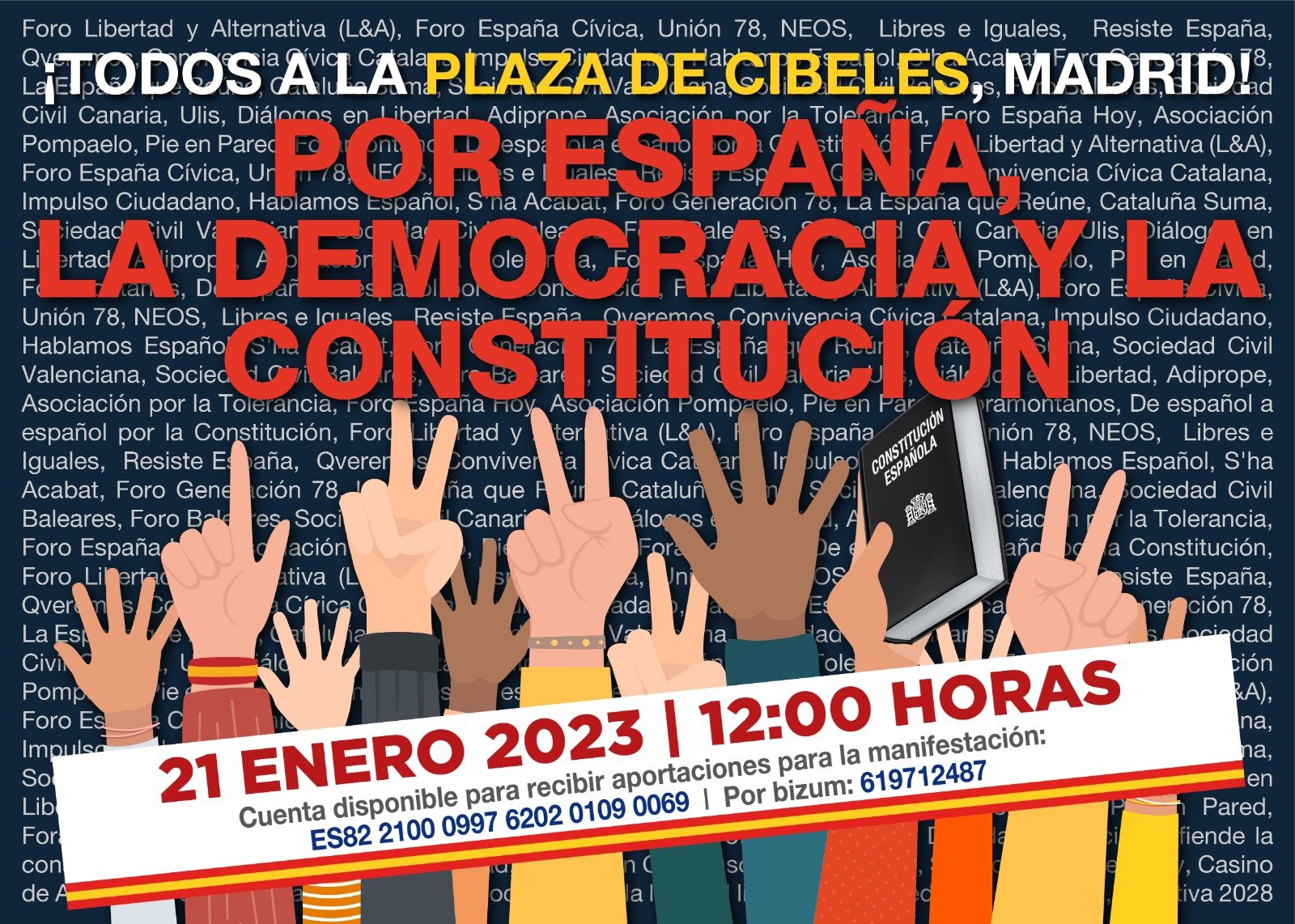 Defensa Social se adhiere a la manifestación del 21 en Madrid